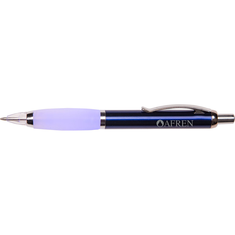 Lighted Grip Metal Pen