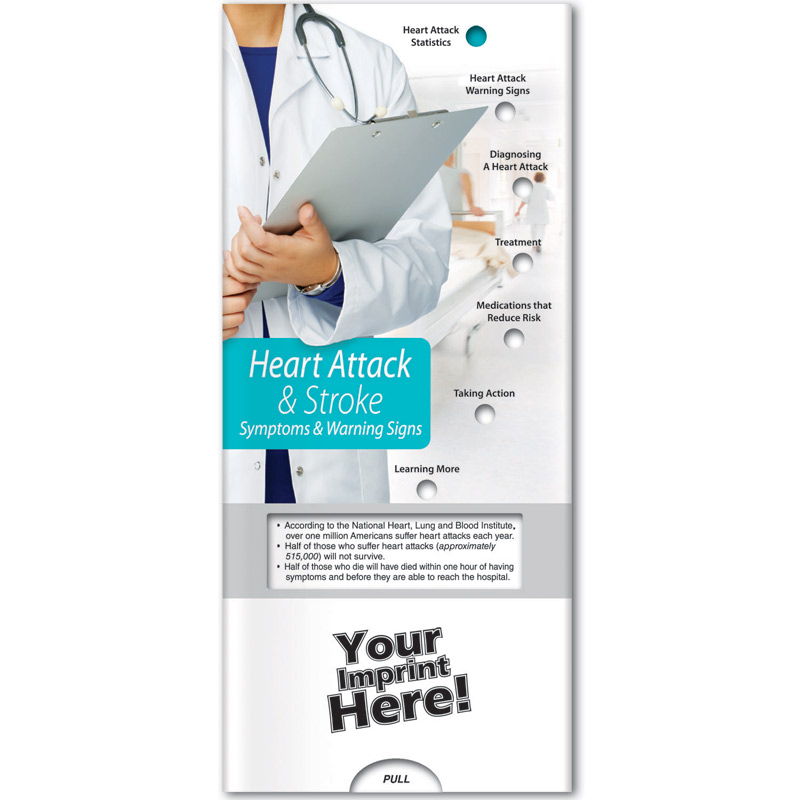 Pocket Slider - Heart Attack & Stroke: Symptoms and Warning Signs