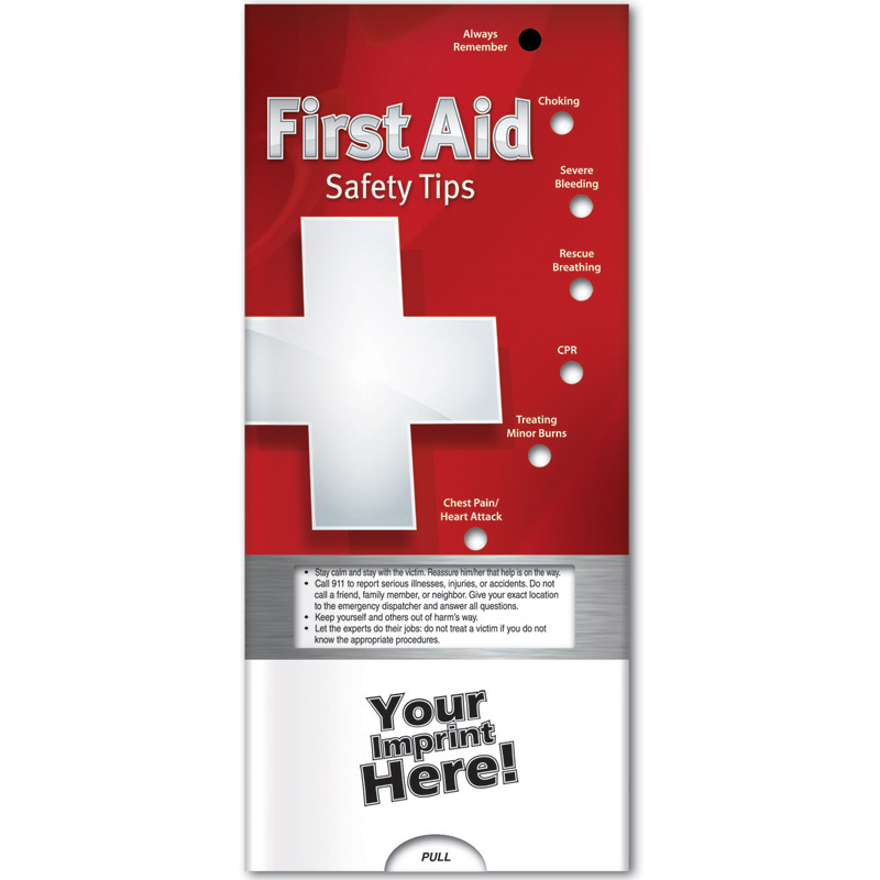 Pocket Slider - First Aid: Safety Tips