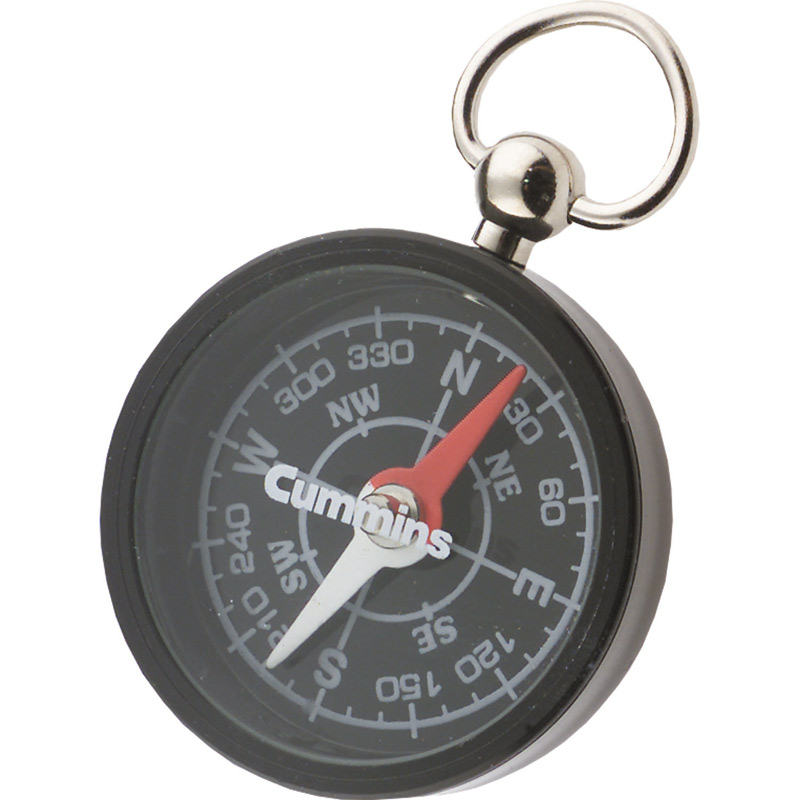 Black Round Pocket Compass