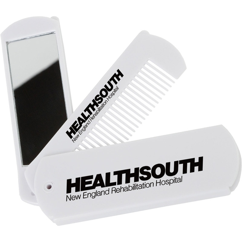 Folding Comb With Mirror