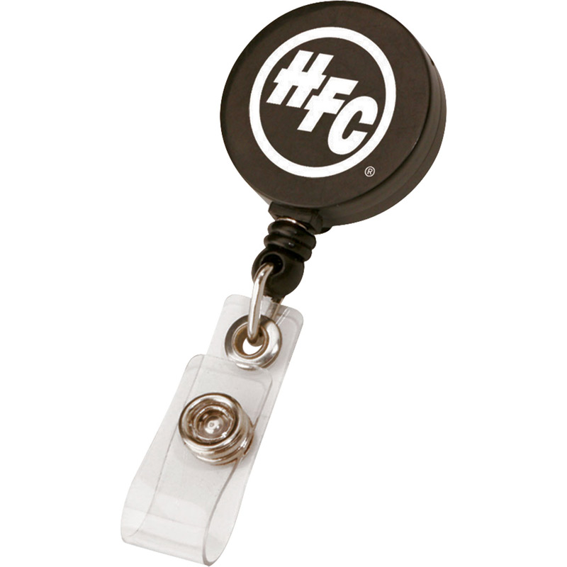 Round Retractable Badge Holder