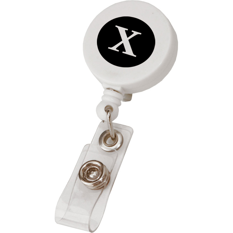 Round Retractable Badge Holder