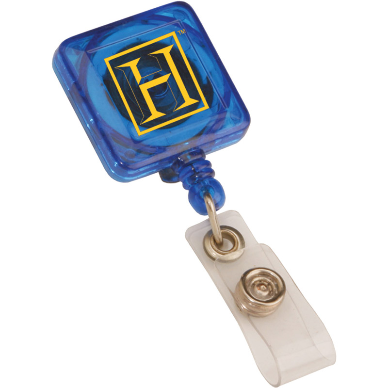 Square Retractable Badge Holder