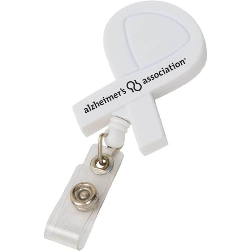 Awareness Ribbon Retractable Badge Holder