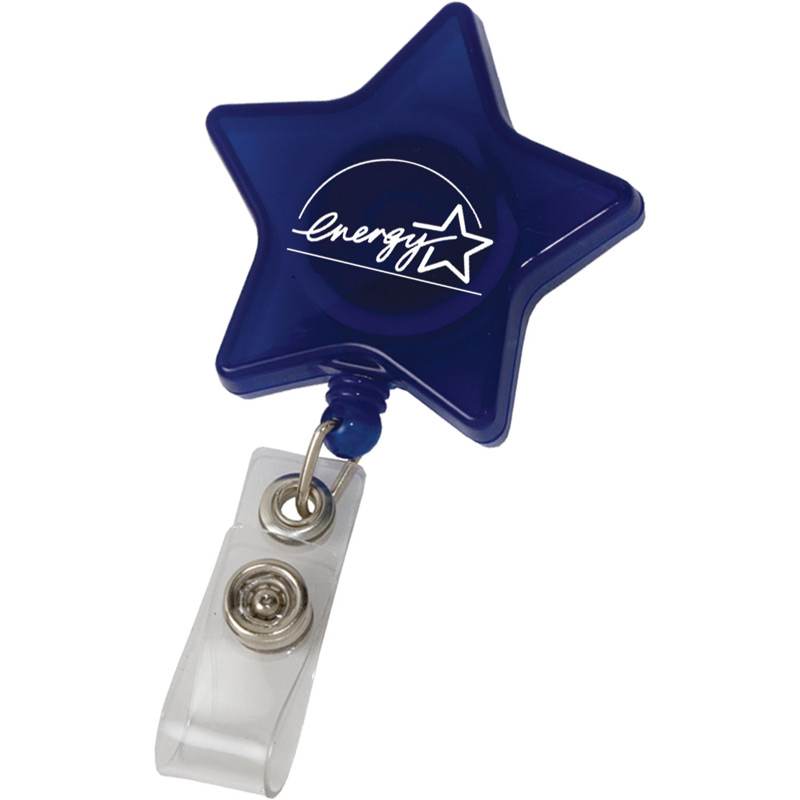 Star Retractable Badge Holder