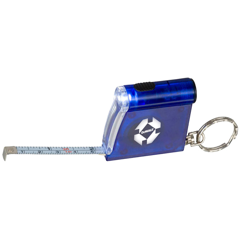 Tape Measure/Flashlight Key Tag
