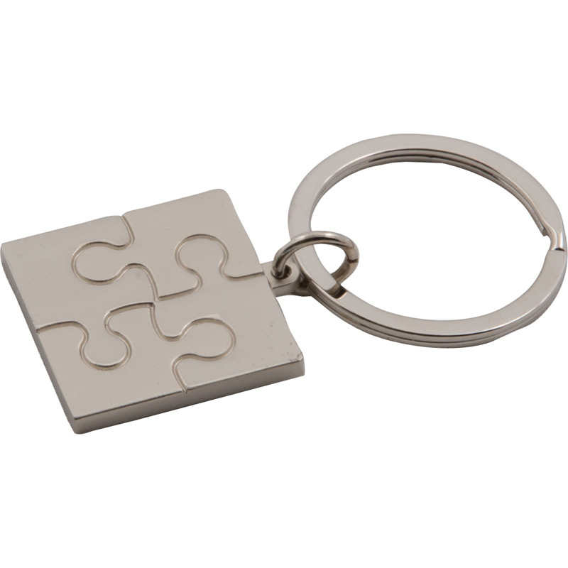 Puzzle Metal Key Tag