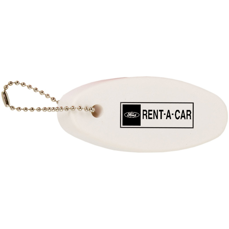 Floating Oval Key Tag