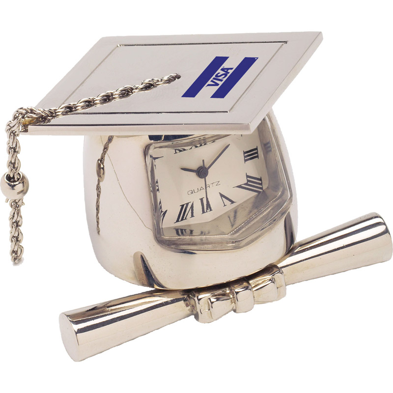 Die Cast Graduate Clock