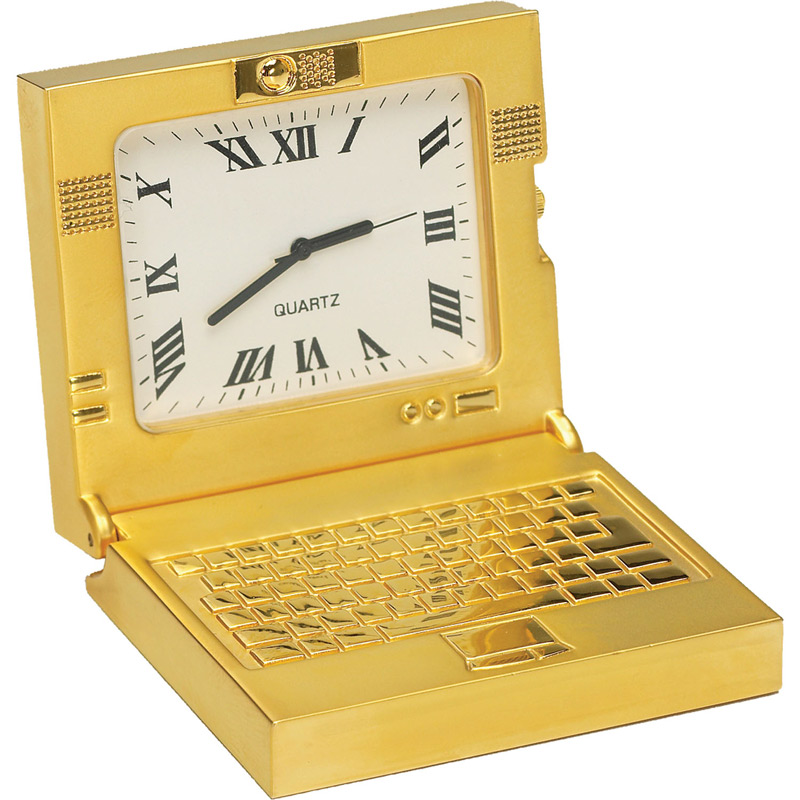 Die Cast Laptop Clock