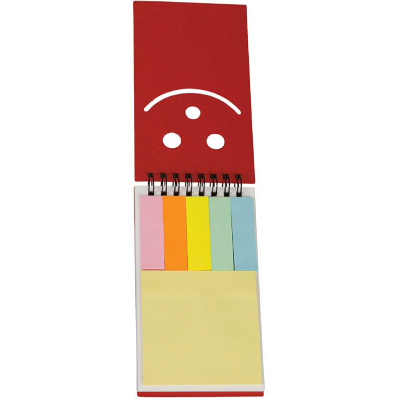 Smile Jotter with Sticky Notes