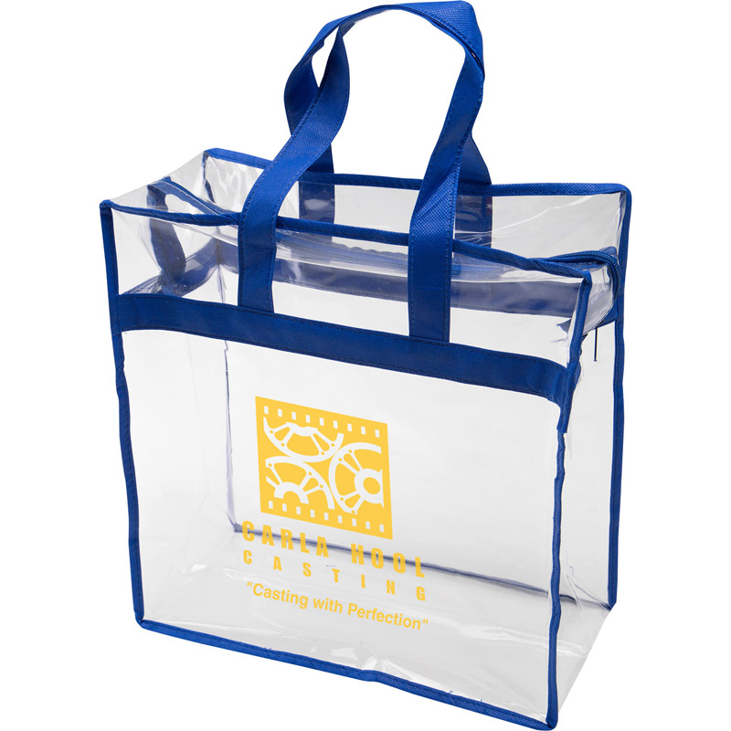 Clear PVC Zipper Tote