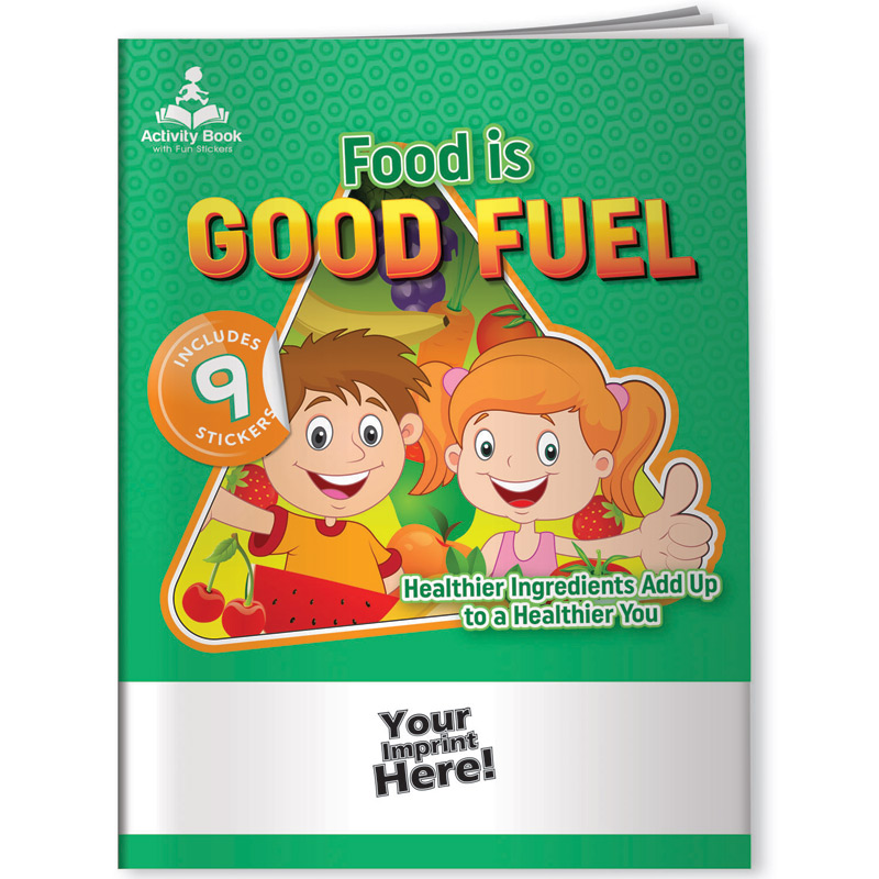 Activity Book w/ Fun Stickers - Food is Good Fuel