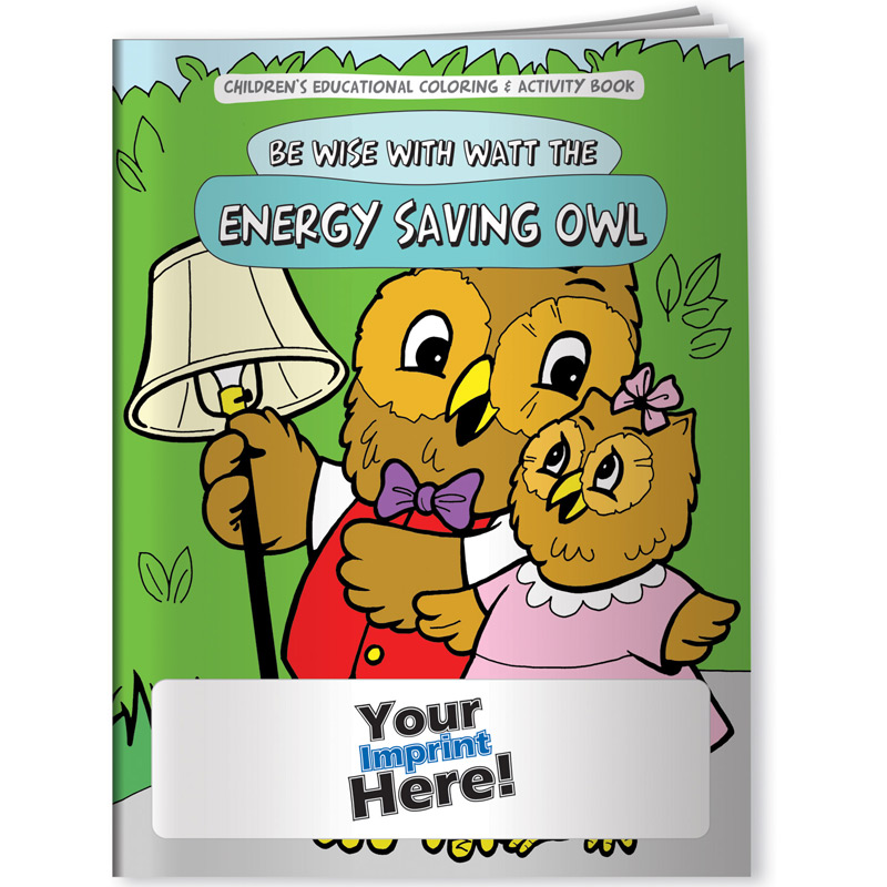 Coloring Book - Be Wise with Watt the Energy Saving Owl