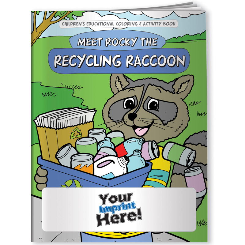 Coloring Book - Meet Rocky the Recycling Raccoon