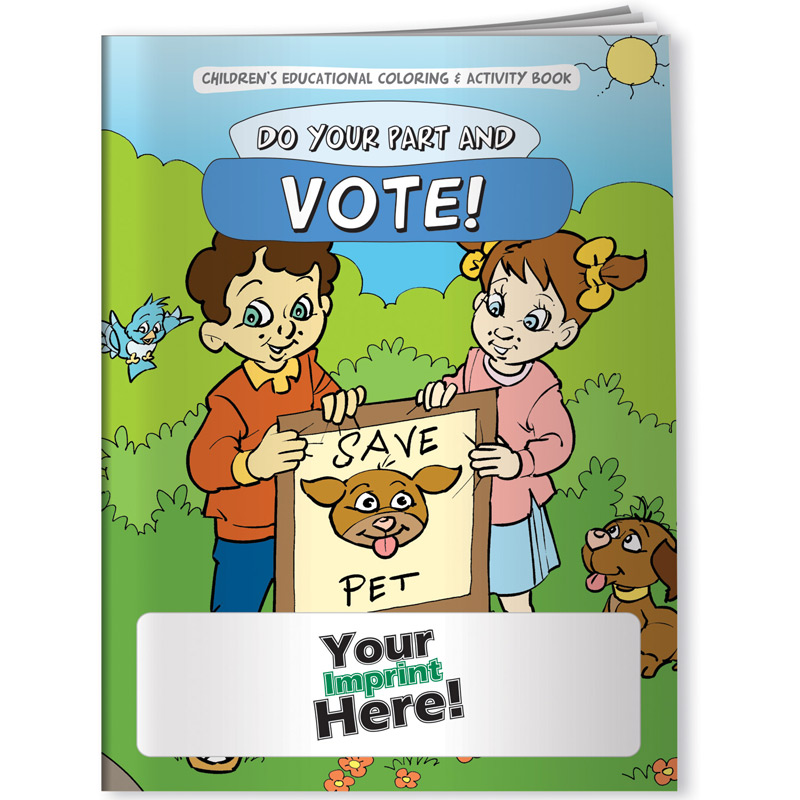 Coloring Book - Do Your Part & Vote