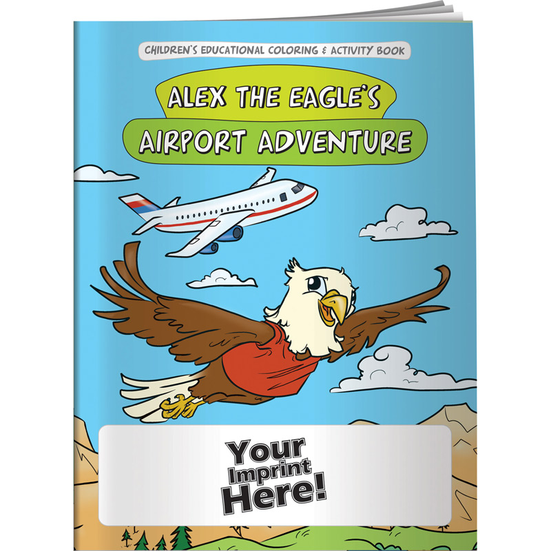 Coloring Book - Alex the Eagle's Airport Adventure