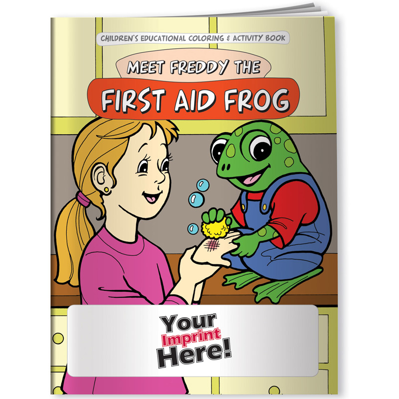 Coloring Book - Meet Freddy the First Aid Frog