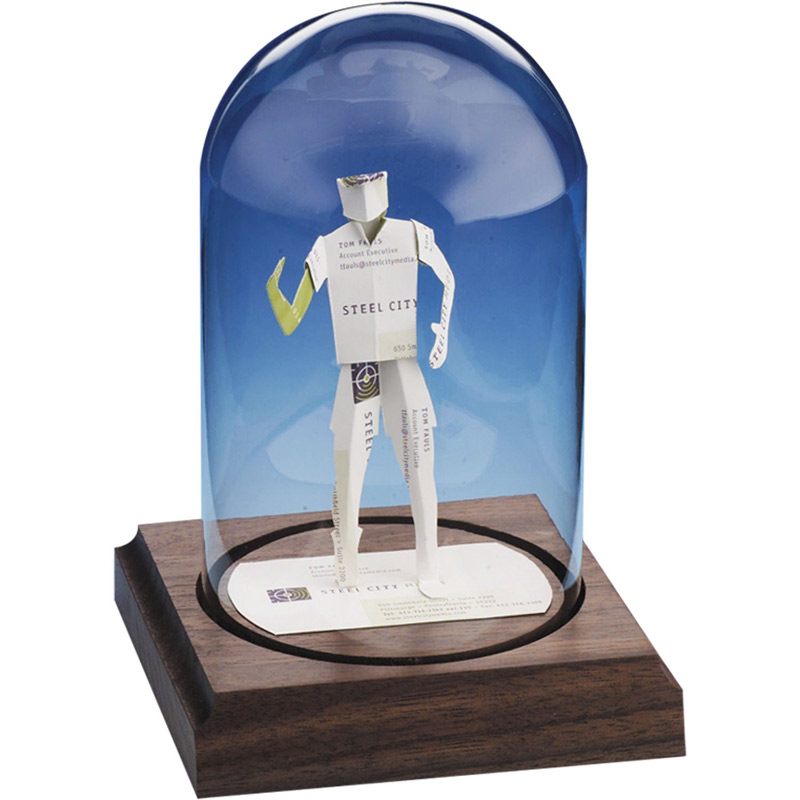 Jogger Business Card Sculpture