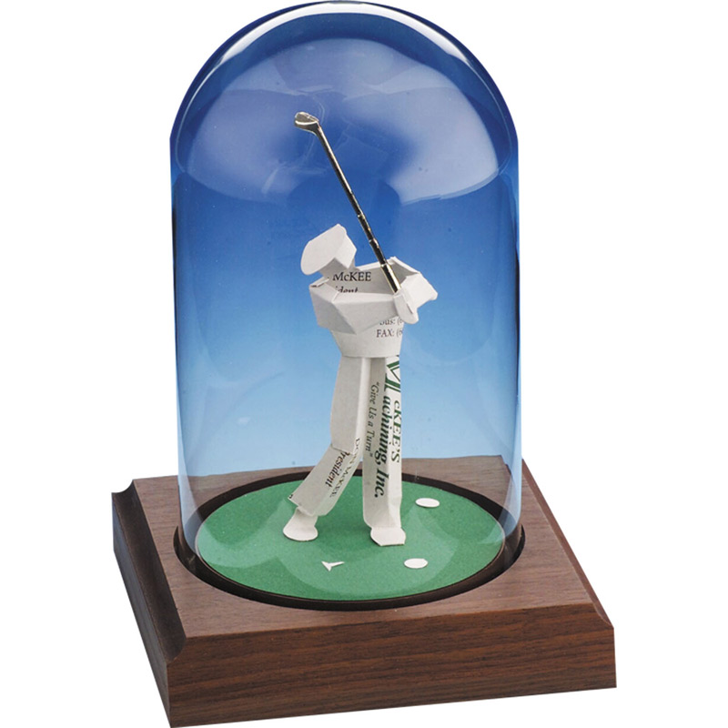 Longest Drive Business Card Sculpture