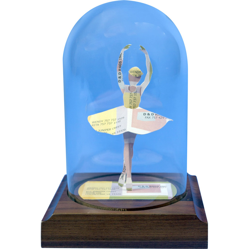 Business Card Sculpture - Ballerina
