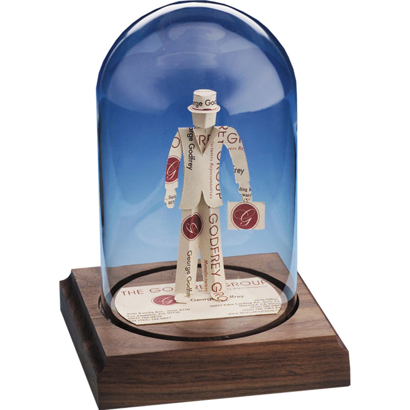 Salesman Business Card Sculpture