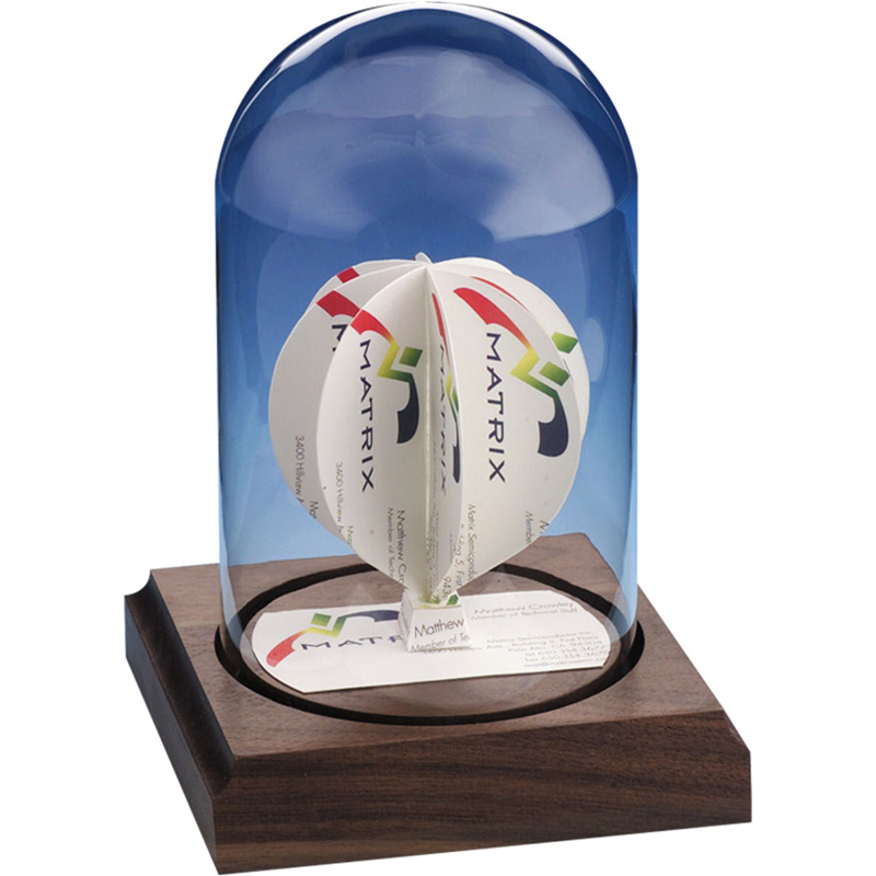 Hot Air Balloon Business Card Sculpture
