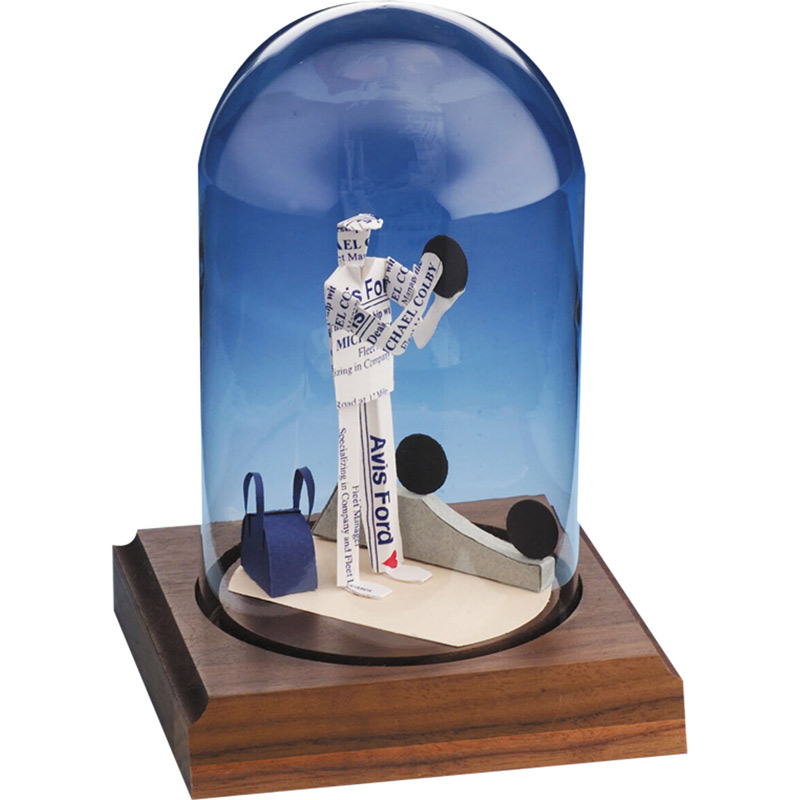 Bowler Business Card Sculpture