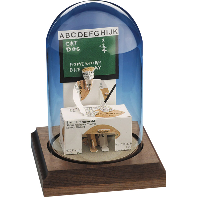 Teacher Male / Female Business Card Sculpture