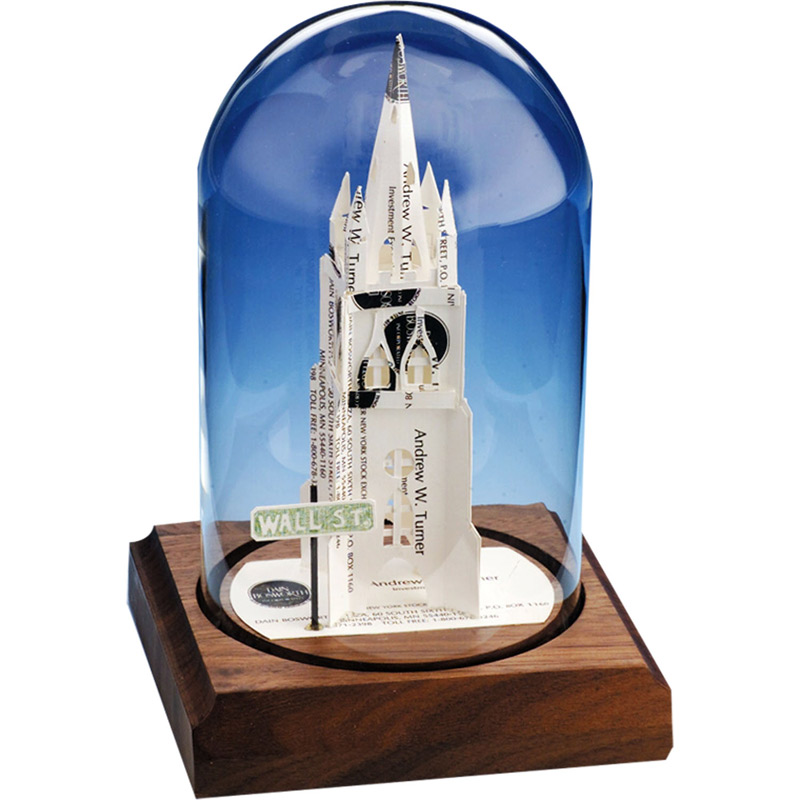 Trinity Church Business Card Sculpture