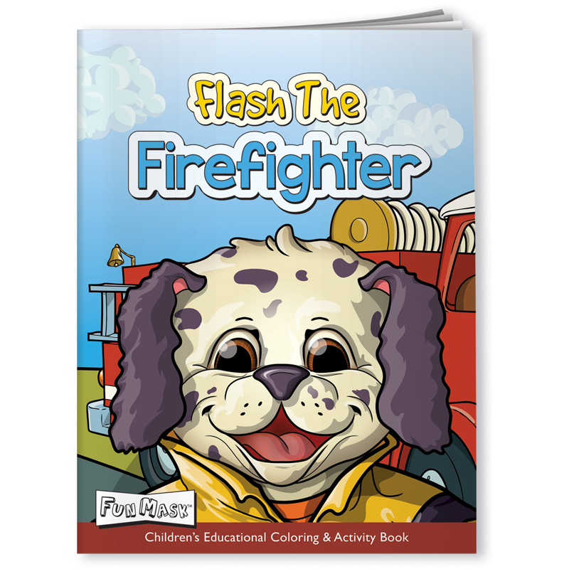 Coloring Book with Mask - Flash the Firefighter