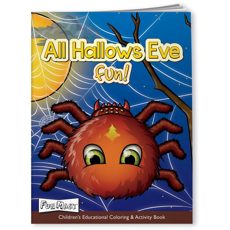 Coloring Book with Mask - All Hallows Eve Fun