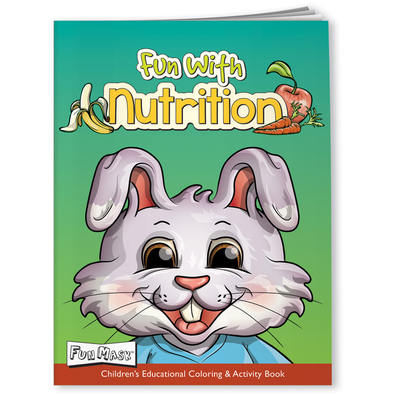 Coloring Book with Mask - Fun with Nutrition