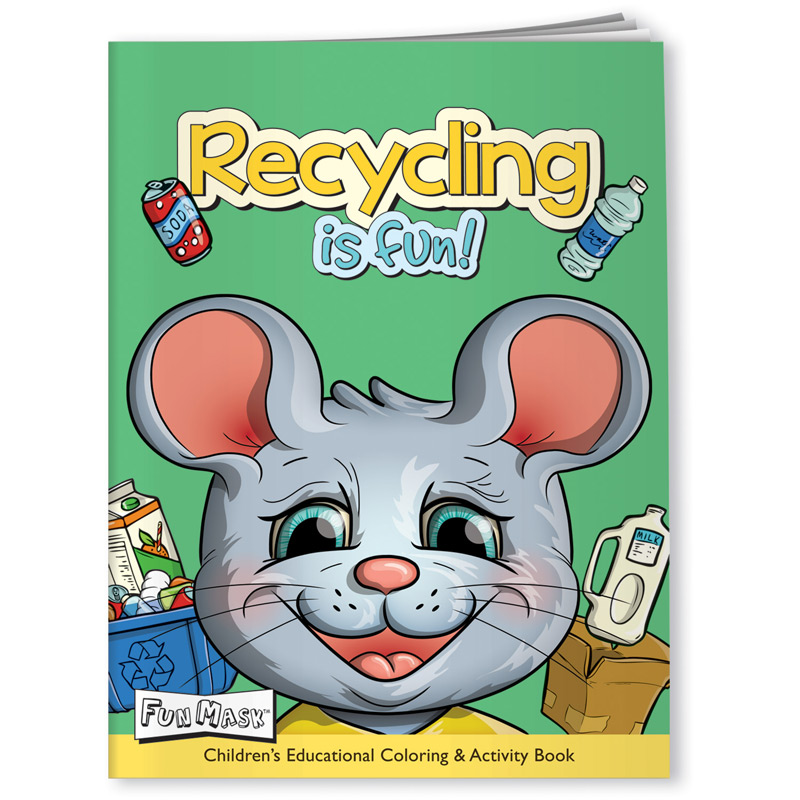Coloring Book with Mask - Make Recycling Fun