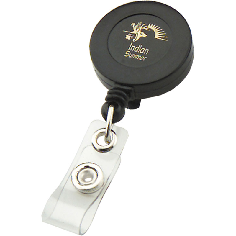 Retractable Badge Reel Round Metal