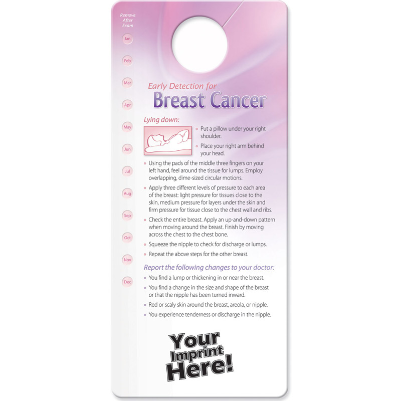 Shower Card - Early Detection for Breast / Testicular Cancer