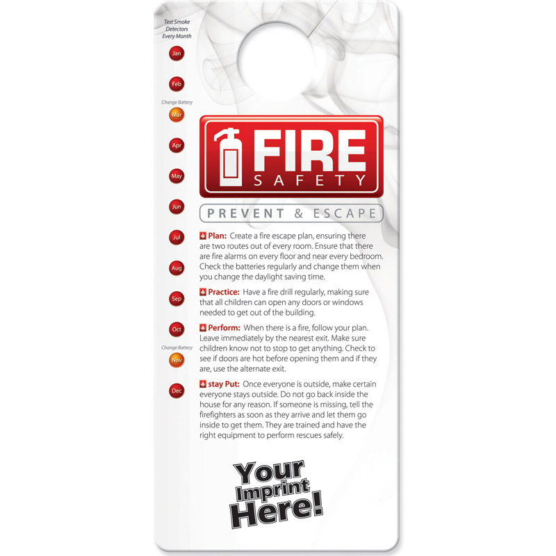 Hang Tag - Fire Safety