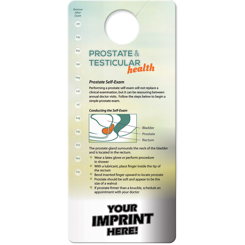 Hang Tag - Prostate & Testicular Self-Exam