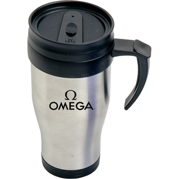 (16 oz.) Stainless Steel Tumbler with Handle