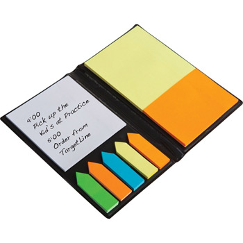 Executive Sticky Note Book with Arrow Flags